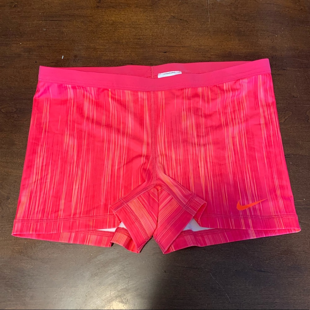 NWT Nike Dri-Fit Orange/Pink Tennis Shorts Large
